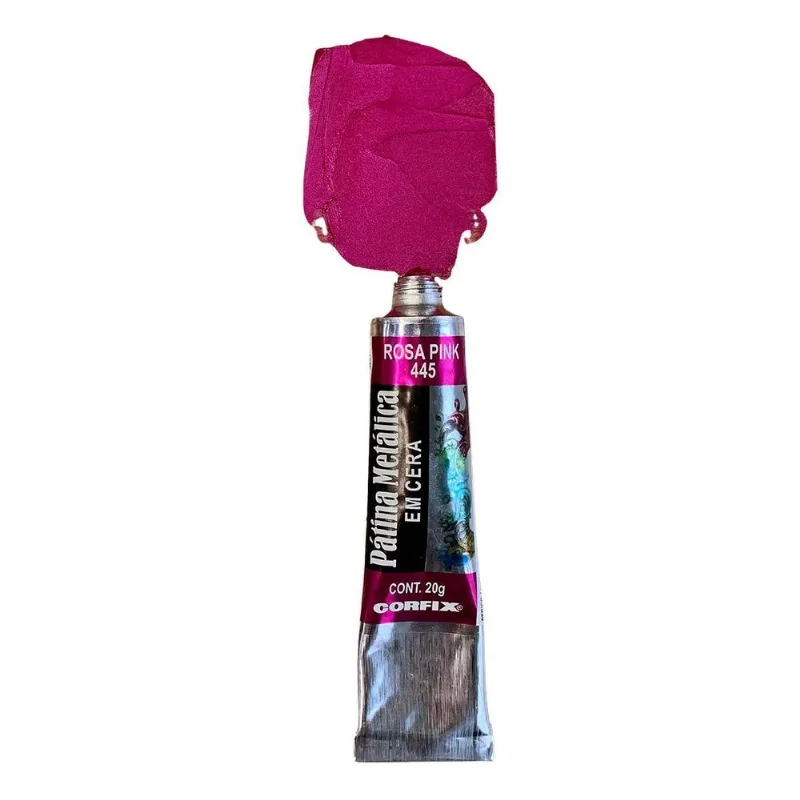 Patina Metalica Em Cera Corfix 445 Rosa Pink 20ml