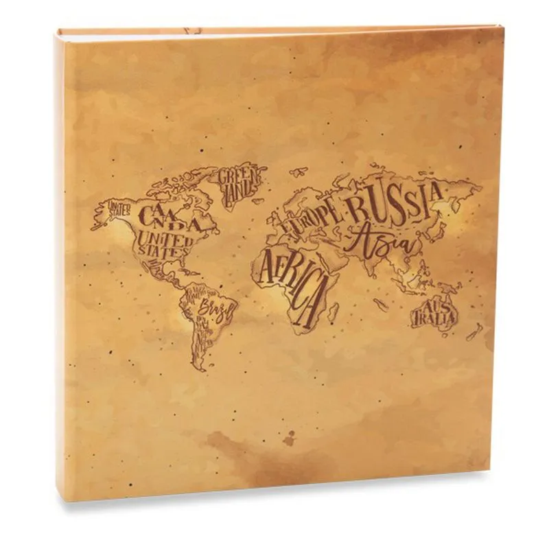 Álbum Mega Ferragem 500 Fotos 10x15cm Mapa Mundi 555