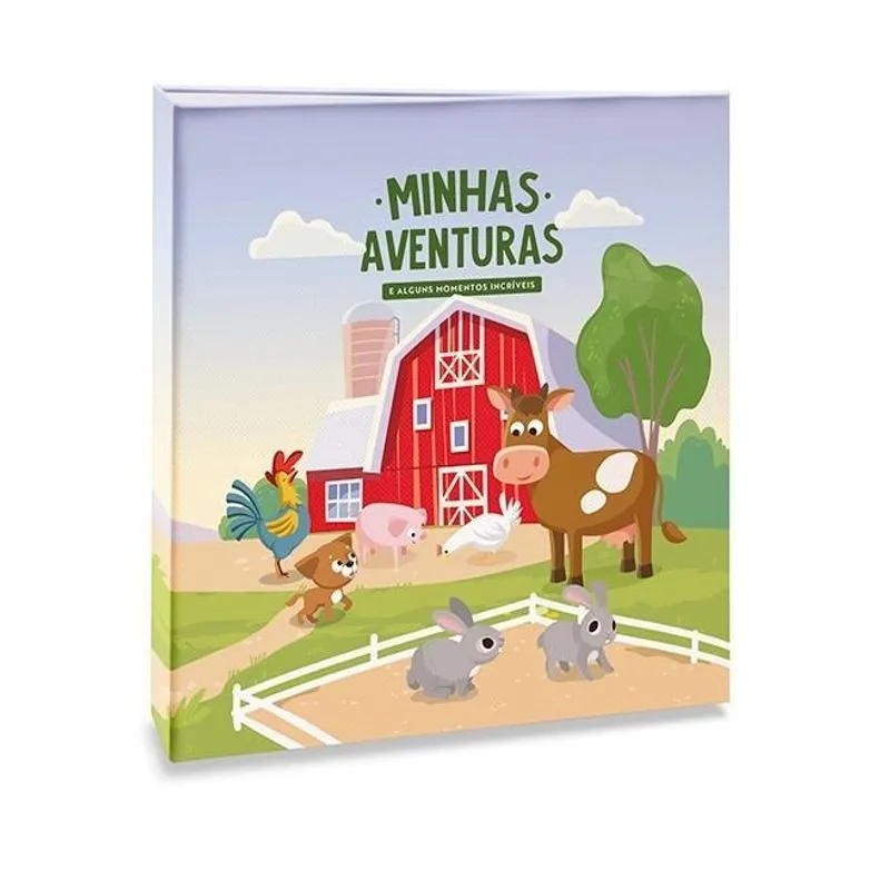 Álbum Infantil Reb 120 Fotos 10x15 Ical Aventuras Fazendinha