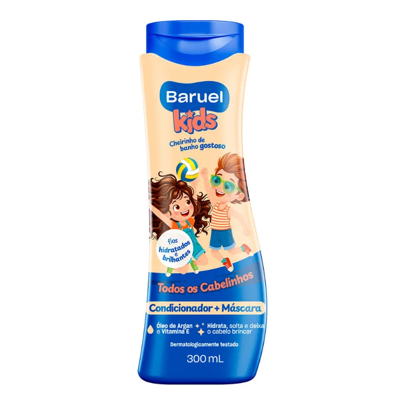 Condicionador e Máscara Baruel Kids Todos os Cabelinhos 300ml