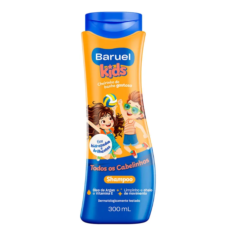 Shampoo Baruel Kids Todos os Cabelinhos 300ml