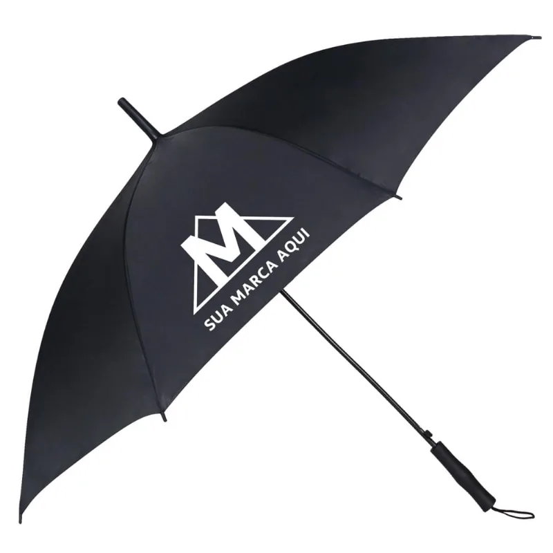 Guarda Chuva Paraguas Preto Promocional