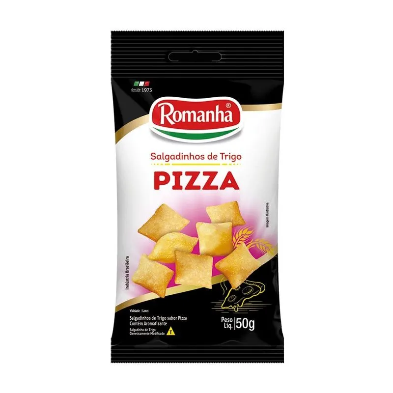Salgadinho de Trigo Pizza Romanha 50 g