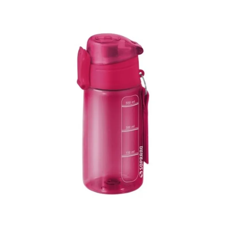 Squeeze 550ml Rosa Multiuso Garrafa Para Esportes Levar Água