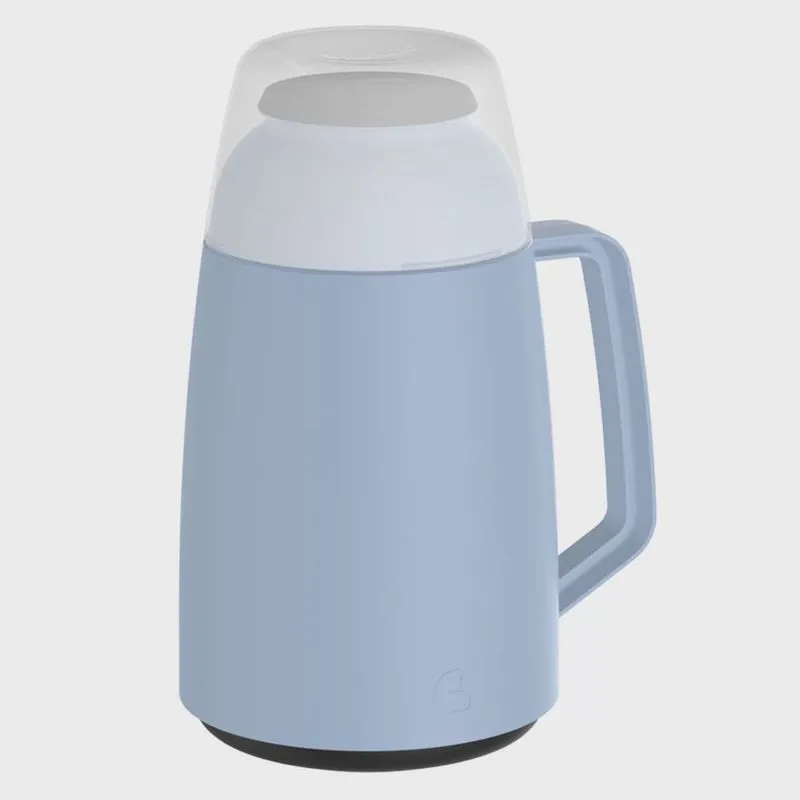 Garrafa Térmica Com Tampa Lotus 500ml - Soprano - Azul Claro