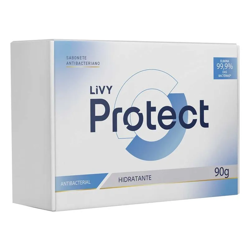 Sabonete Barra Livy Protect Hidratante 90g