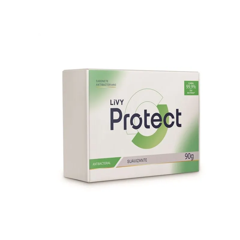Sabonete Barra Livy Protect Suavizante 90g