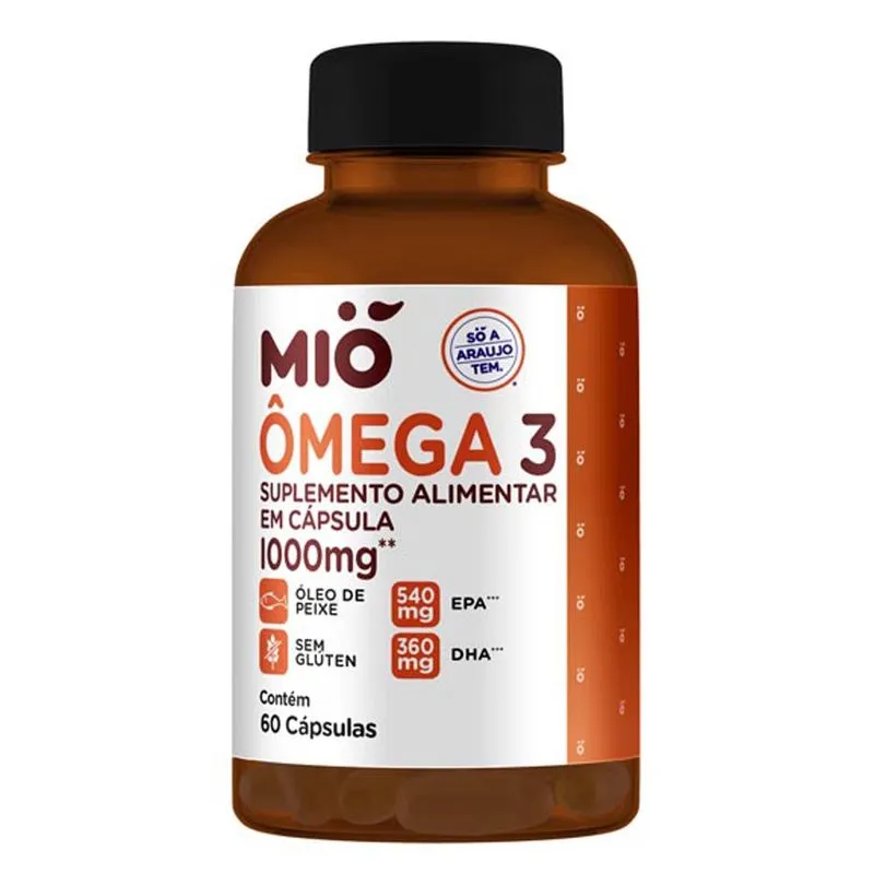 Kit 3 Ômega 3 1000mg Mió 60 Cápsulas