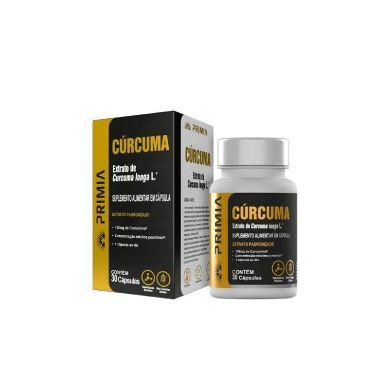 Primia Curcuma 130mg 30 Cápsulas PRIMIA CURCUMA 130MG 30CP