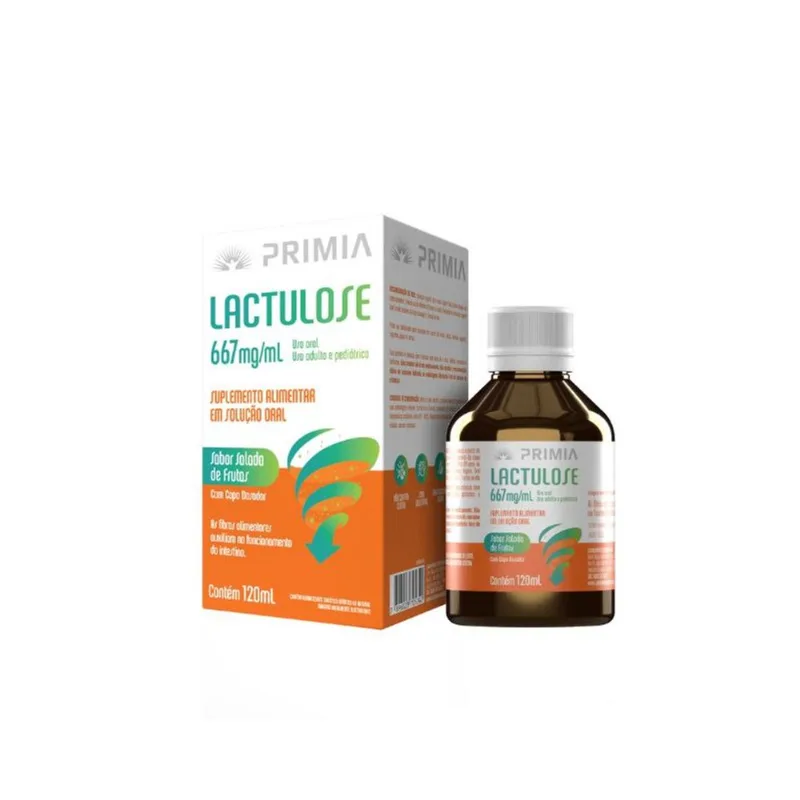Primia Lactulose 667mg/ml Salada de Frutas 120ml PRIMIA LACTULOSE 667MG 120ML SALADA DE F