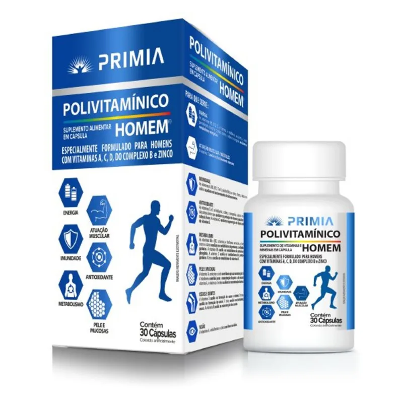 Primia Homem 30 Cápsulas PRIMIA HOMEM 30CAP