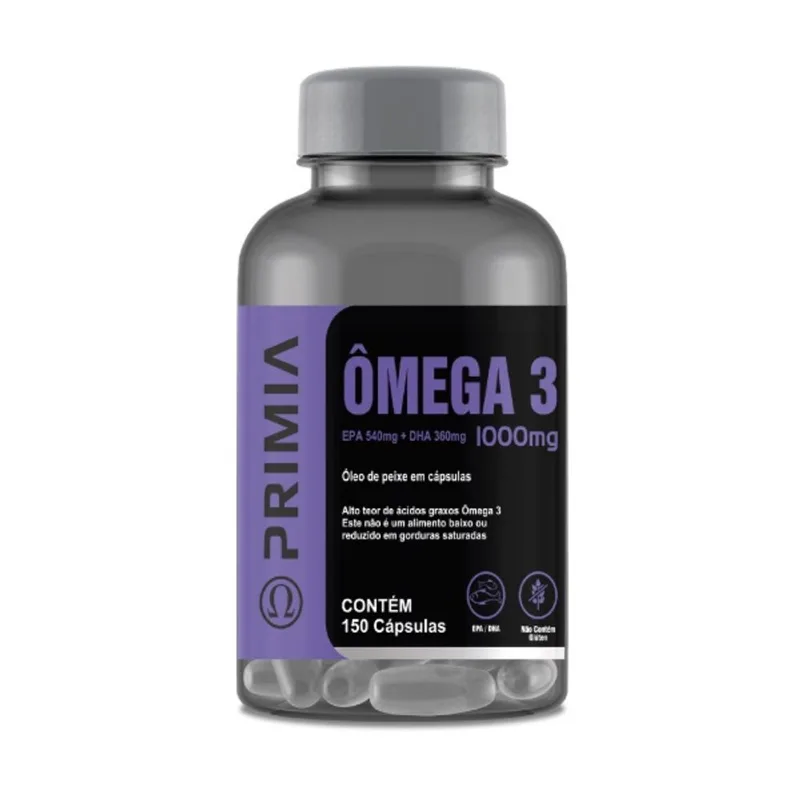 Primia Ômega 3 1000mg 150 Cápsulas PRIMIA OMEGA 3 1000MG 150CAP