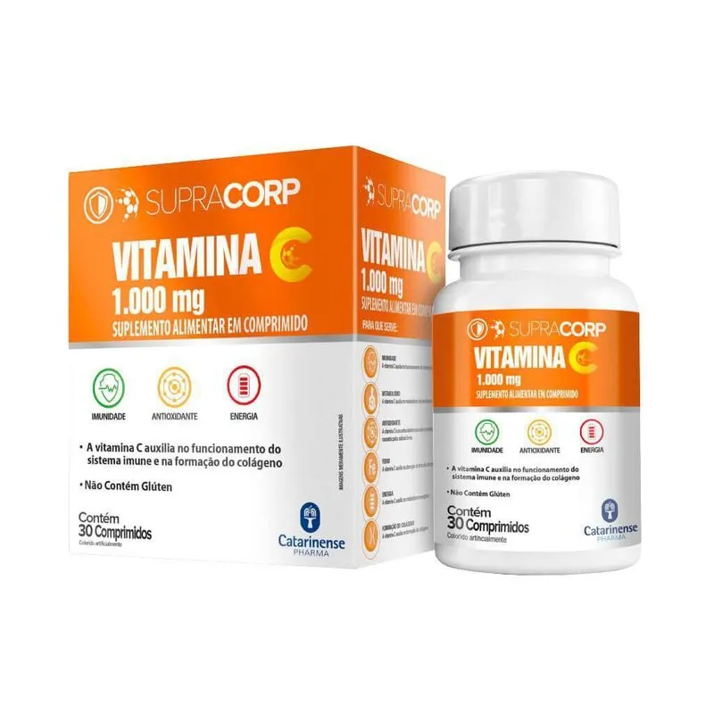 Kit Com 03 - Vitamina C - 1000mg - 30 Comprimidos Cada