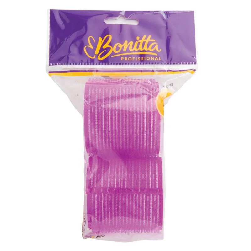 Kit Com 2 Bobs Auto Aderente Grande Efeito Cachos Bonitta