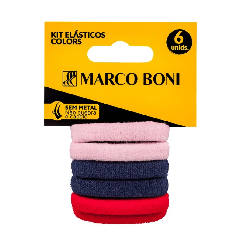 Kit Elásticos Colors Marco Boni Com 6un