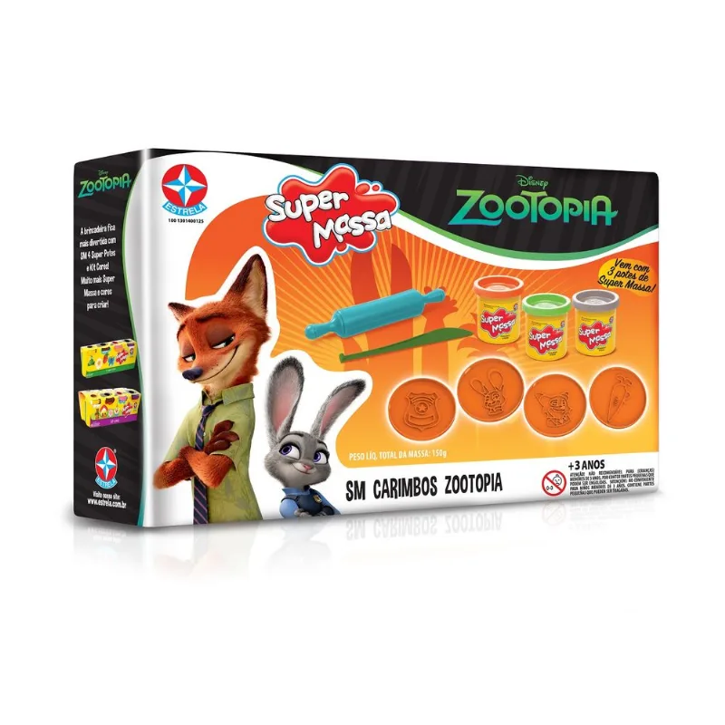 Super Massa - Carimbos Zootopia