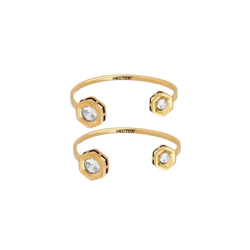 Kit 2 Pulseiras Courchevel Ouro Vintage