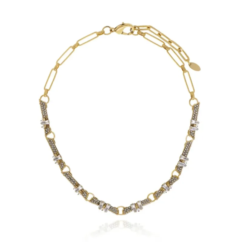 Chocker Jazz Claudia Arbex Ouro Vintage