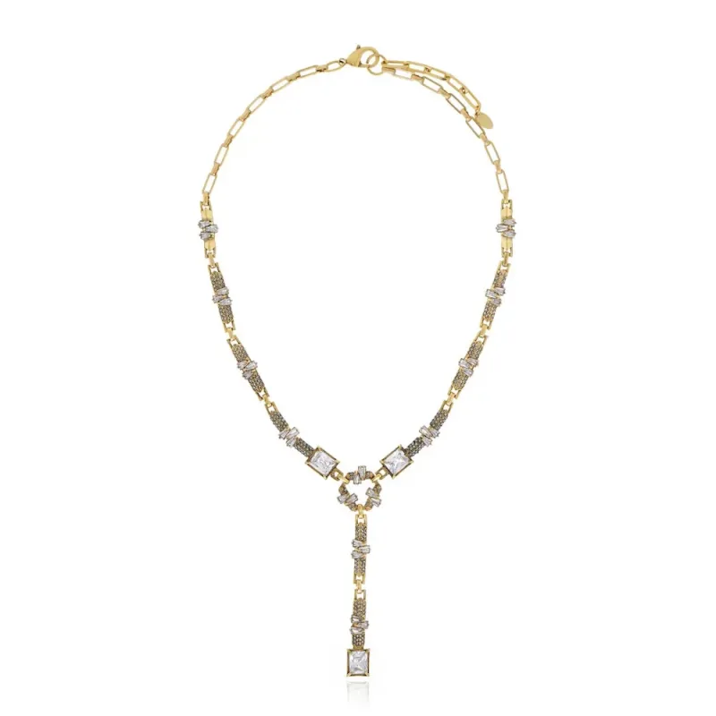 Colar Jazz Claudia Arbex Ouro Vintage