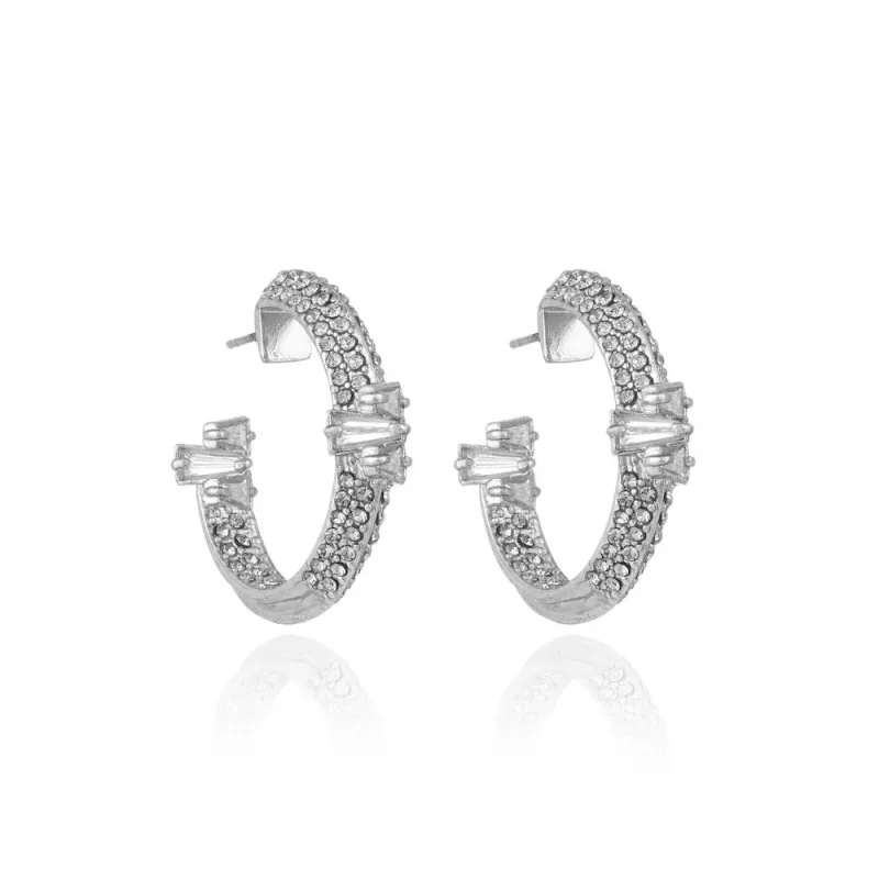 Brinco Jazz Claudia Arbex Prata Vintage