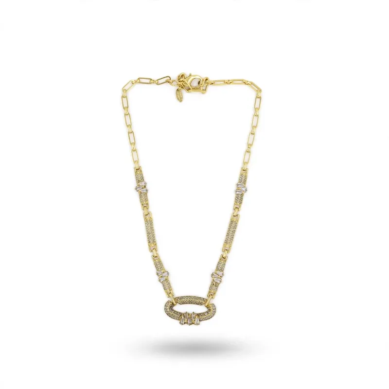 Colar Jazz Claudia Arbex Ouro Vintage