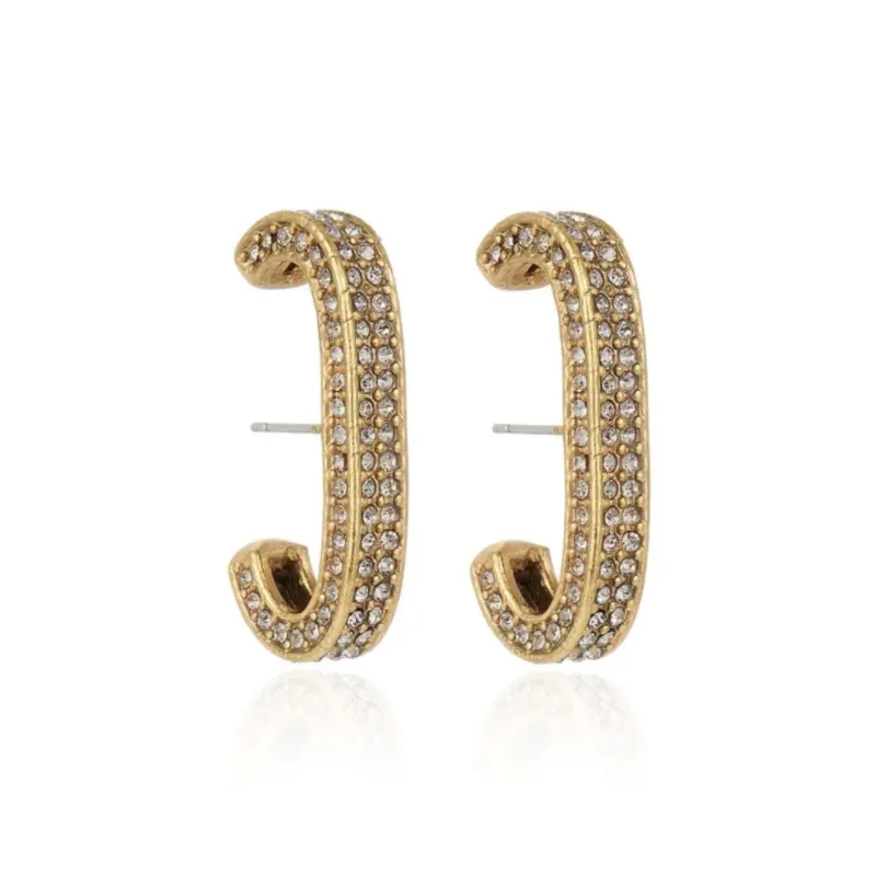 Earhook Rock Lovers Claudia Arbex Ouro Vintage