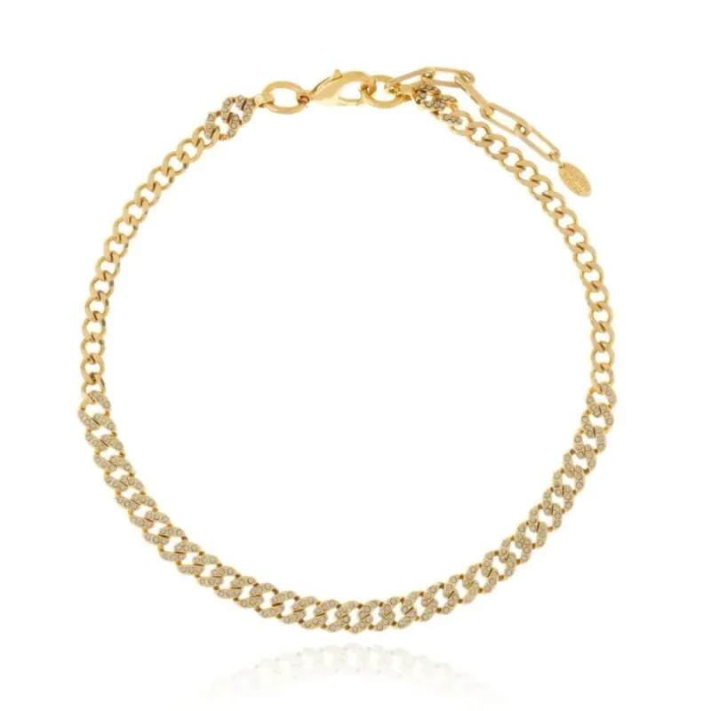 Colar Rock Lovers Claudia Arbex Ouro Vintage