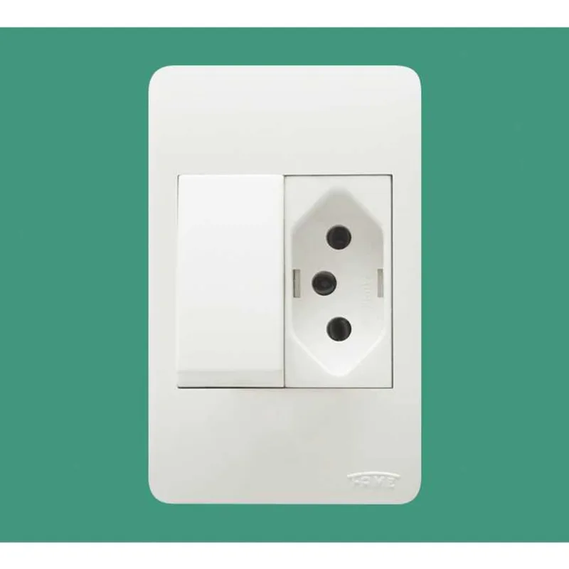 Interruptor E Tomada Sistema Externo 1st 2p + t 20a Fame