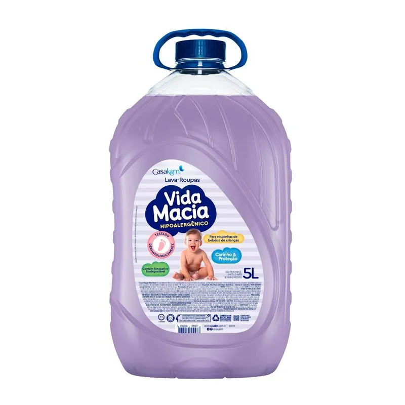Vida Macia Lava Roupas Líquido 5L