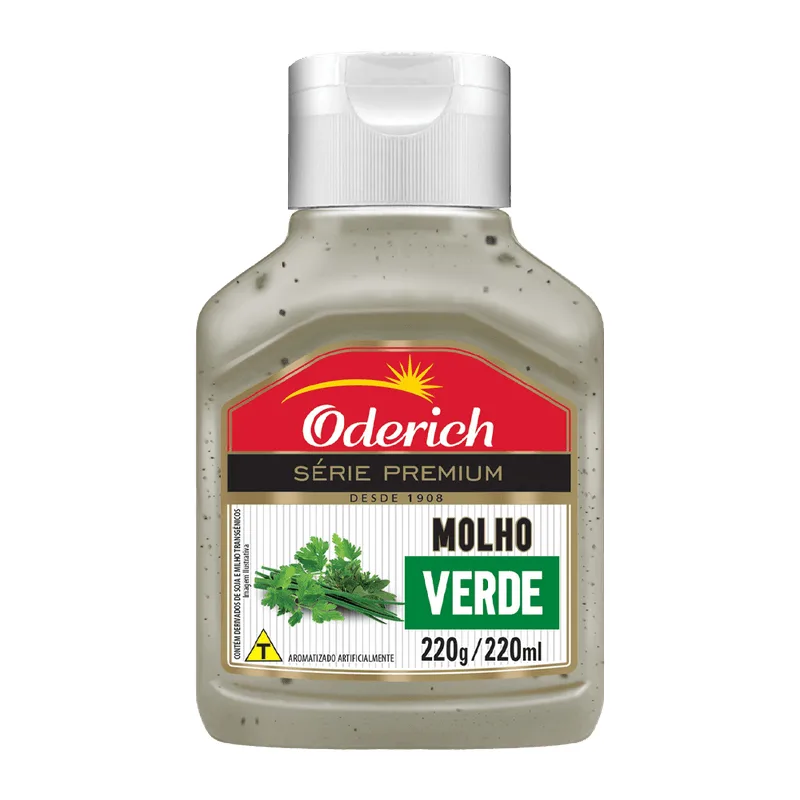 Maionese Oderich Premium Verde Squeeze 220g