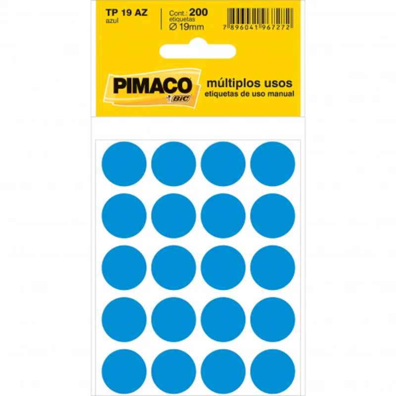 Etiqueta TP-19 AZ - Pimaco