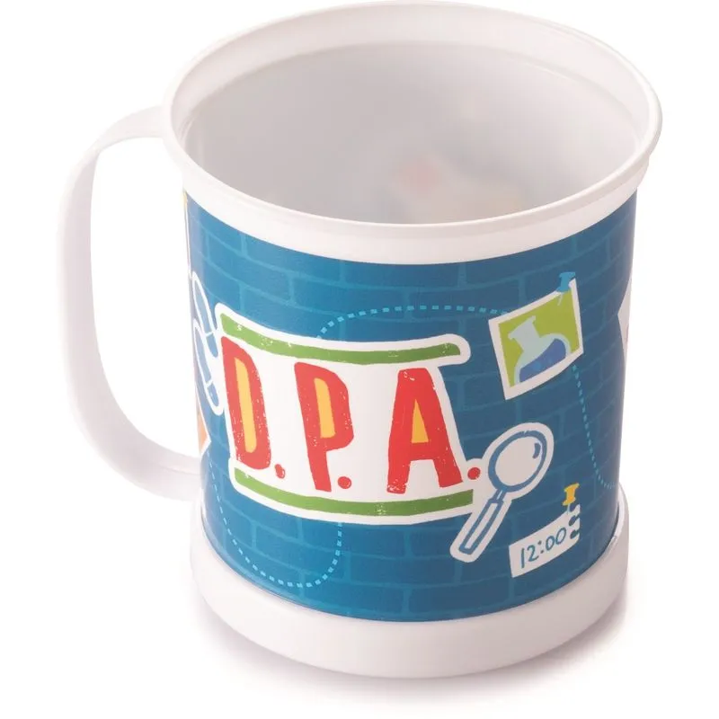 Caneca Dpa - Detetives do Prédio Azul 360 Ml - Plasútil