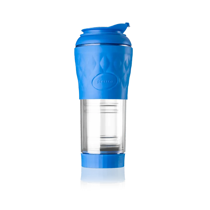 Cafeteira Portátil Azul 350ml - Pressca
