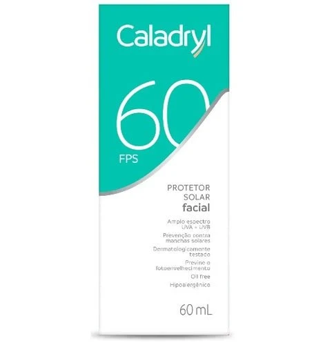 Protetor Solar Facial Caladryl FPS 60 - 60 mL