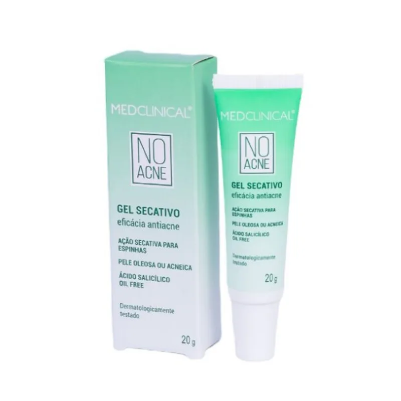 Gel Secativo Facial No Acne Medclinical 20g GEL SECATIVO FACIAL