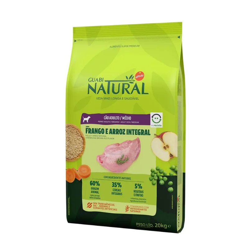 GN Cão Adulto Médio Frango e Arroz Integral - 20Kg