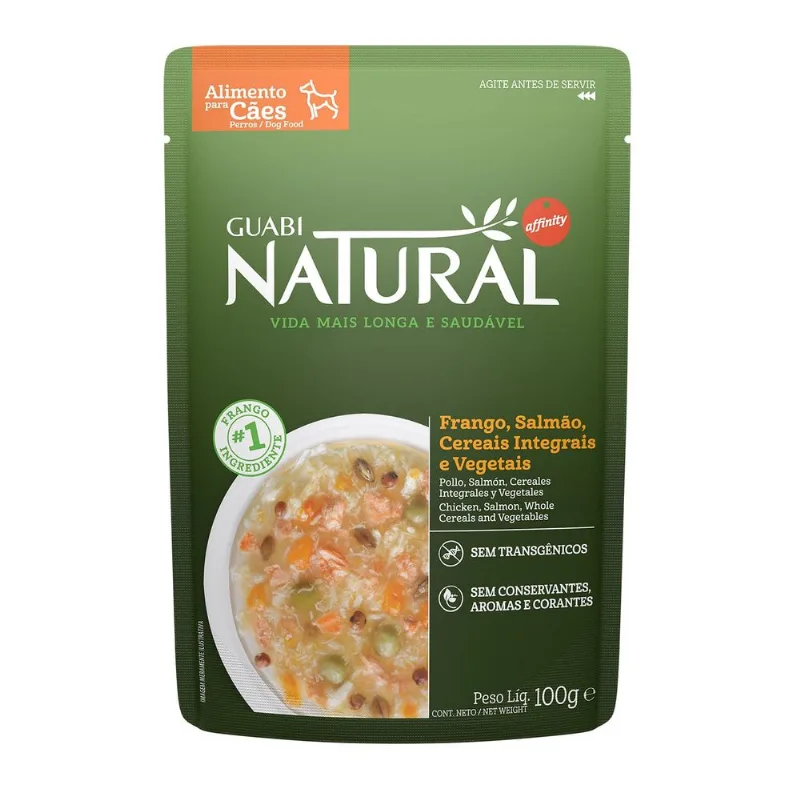 Guabi Natural Sachê Cão Adulto Salmão e Frango