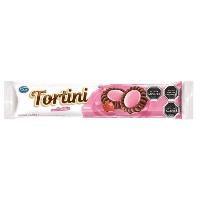 Galletas Tortini Frutilla 90 g