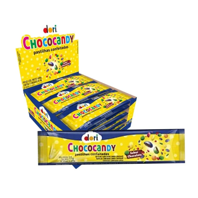 Confeito Chocolate Chococandy Festa C/ 36 Unid 396g