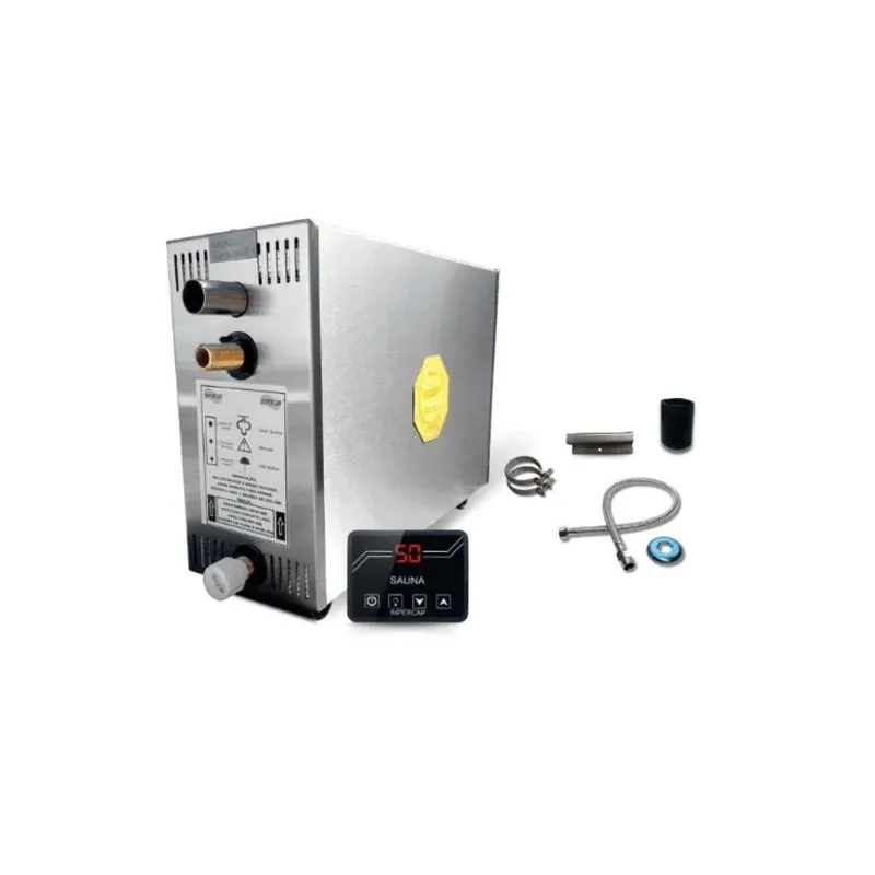 Sauna A Vapor 9kw Bifásico 220v - Painel Small - Impercap