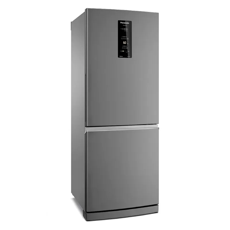 Geladeira Panasonic Frost Free Inverter 460L Aço Escovado NR-BB64PV1X 220 volts - PANASONIC