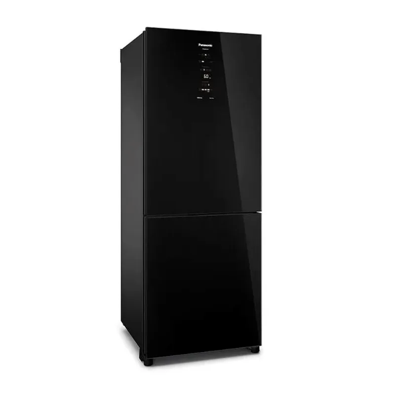 Geladeira Panasonic Frost Free Inverse 467L Inverter Black Glass NR-BB65GV7M 220 volts - PANASONIC