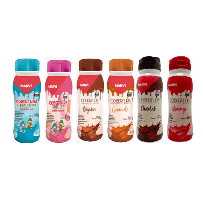Cobertura Para Sorvete 190g Marvi - Escolha O Sabor