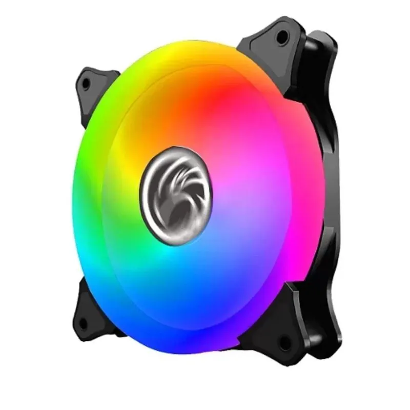 Cooler Gabinete 12x12 Rgb Led Central Brazilpc
