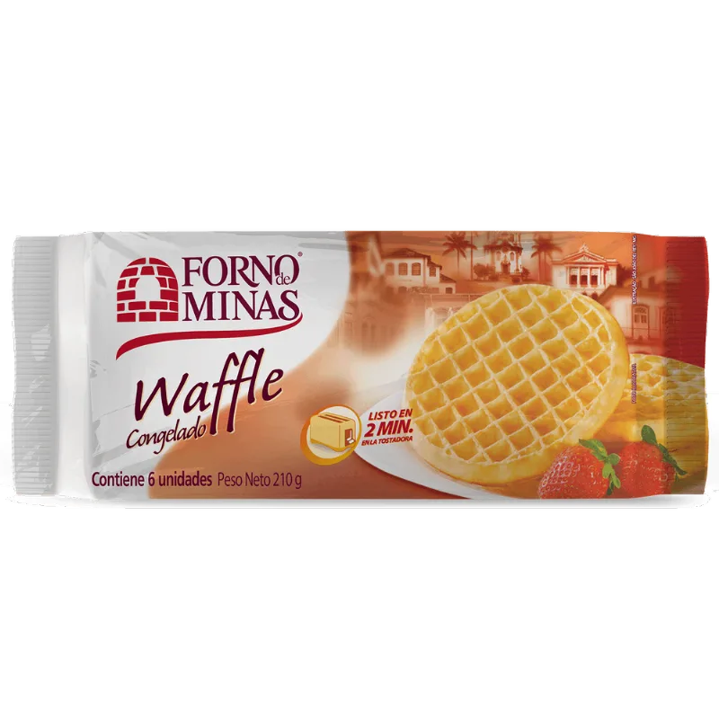 Waffle Forno Minas Tradicional 210 g