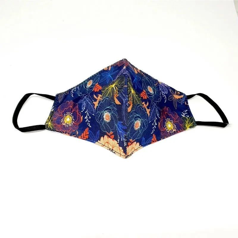 Máscara de Tecido Dupla Camada – Modelo Flor