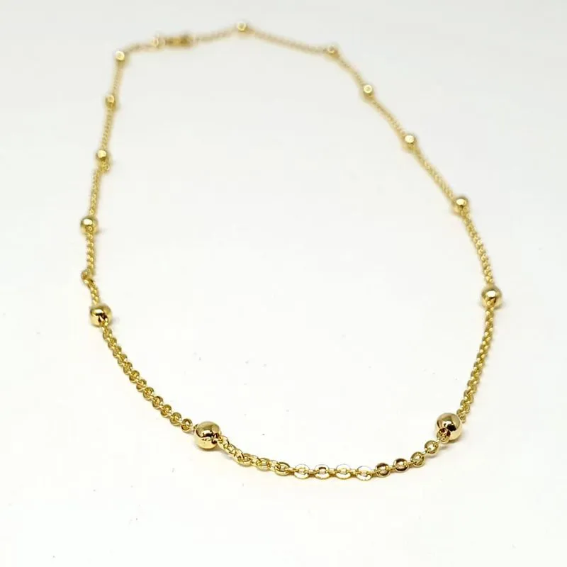 Colar Folheado A Ouro 18k Bolinhas! – Lançamento Suggestione!