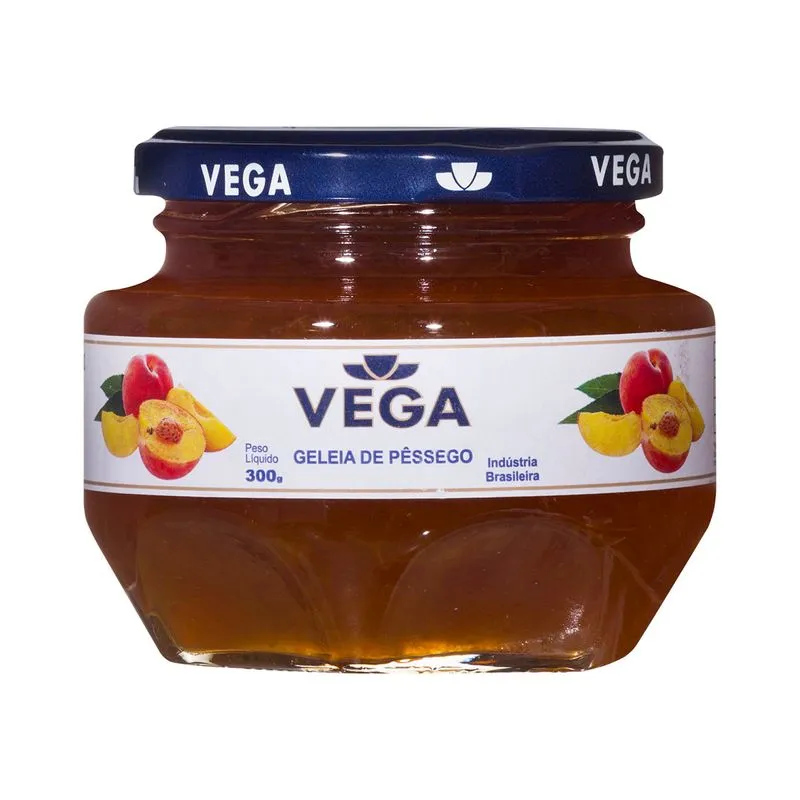 Geléia de Pêssego Vega 300g