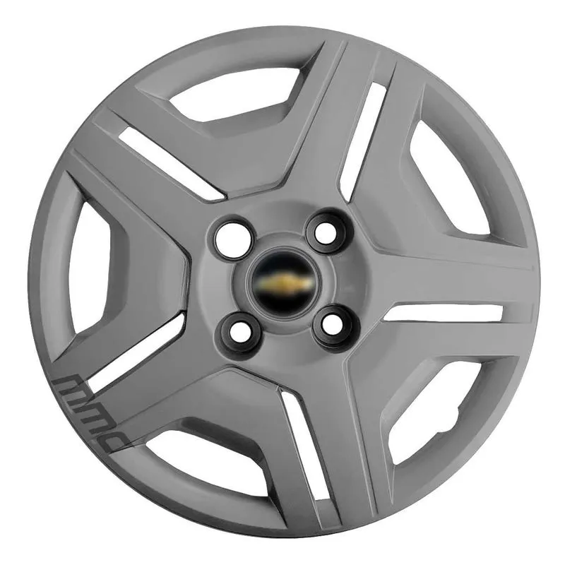 1x Calota Celta Corsa Classic Aro 13 Grafite Com Logo 132cb