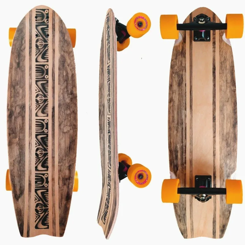 Skate Cruiser Gp Skate Truck Invertido 180mm Hand Made
